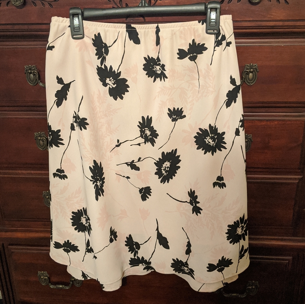 Pink Floral Women's Skirt